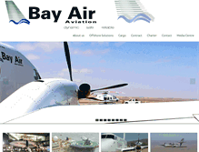 Tablet Screenshot of bay-air.com
